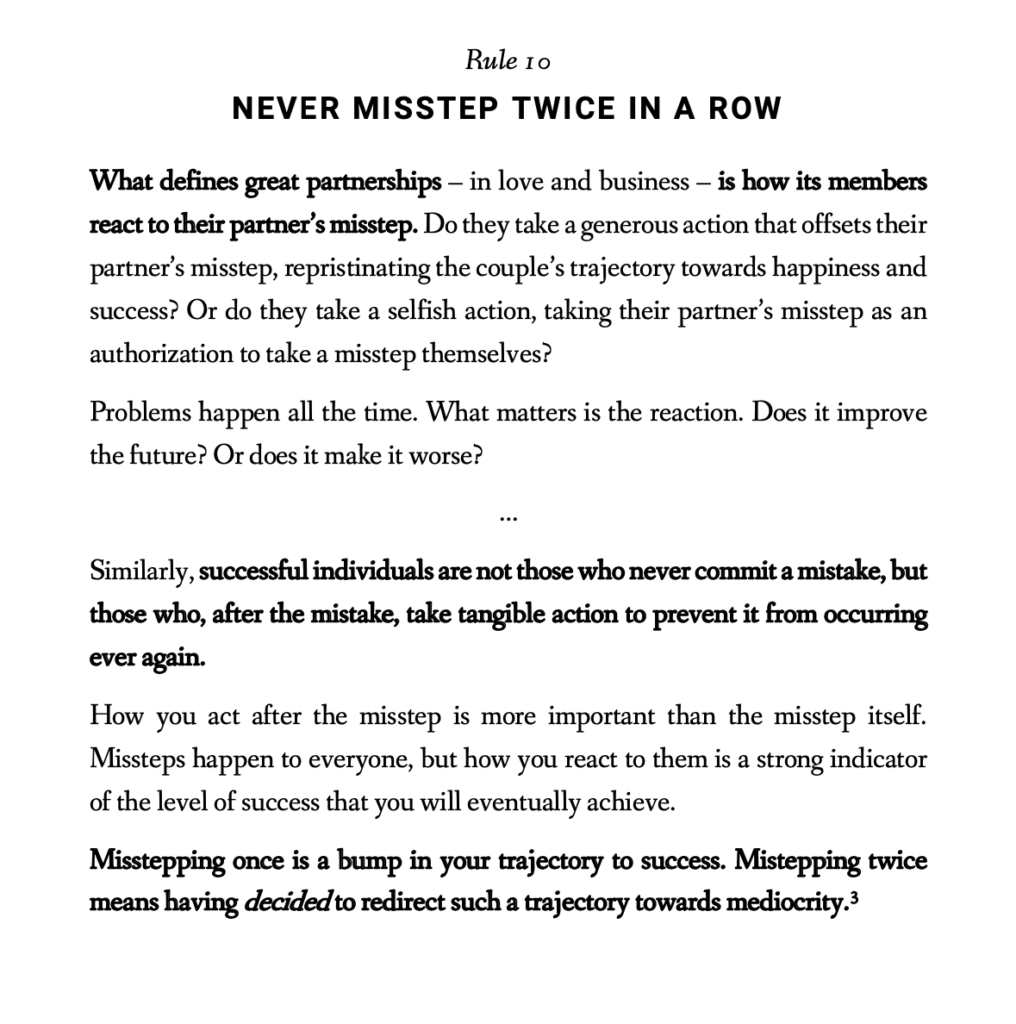 An excerpt from 100 Truths You Will Learn Too Late